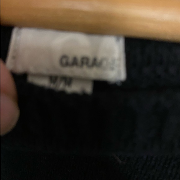 Black & white leopard scoop neck sweater - Picture 3 of 3